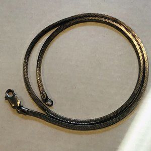 Vtg Prochain Sterling silver Box Chain 18" Lobster 19 grams